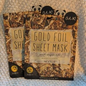 Oh K! Gold Foil Sheet Mask with Argan Oil - 2
